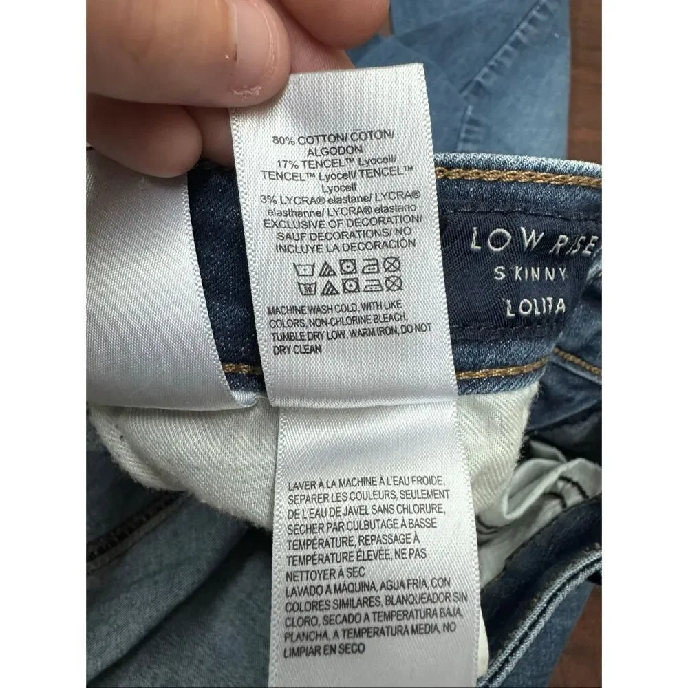 Lucky Brand Low Rise Lolita Skinny Ankle Jeans Size 6/28